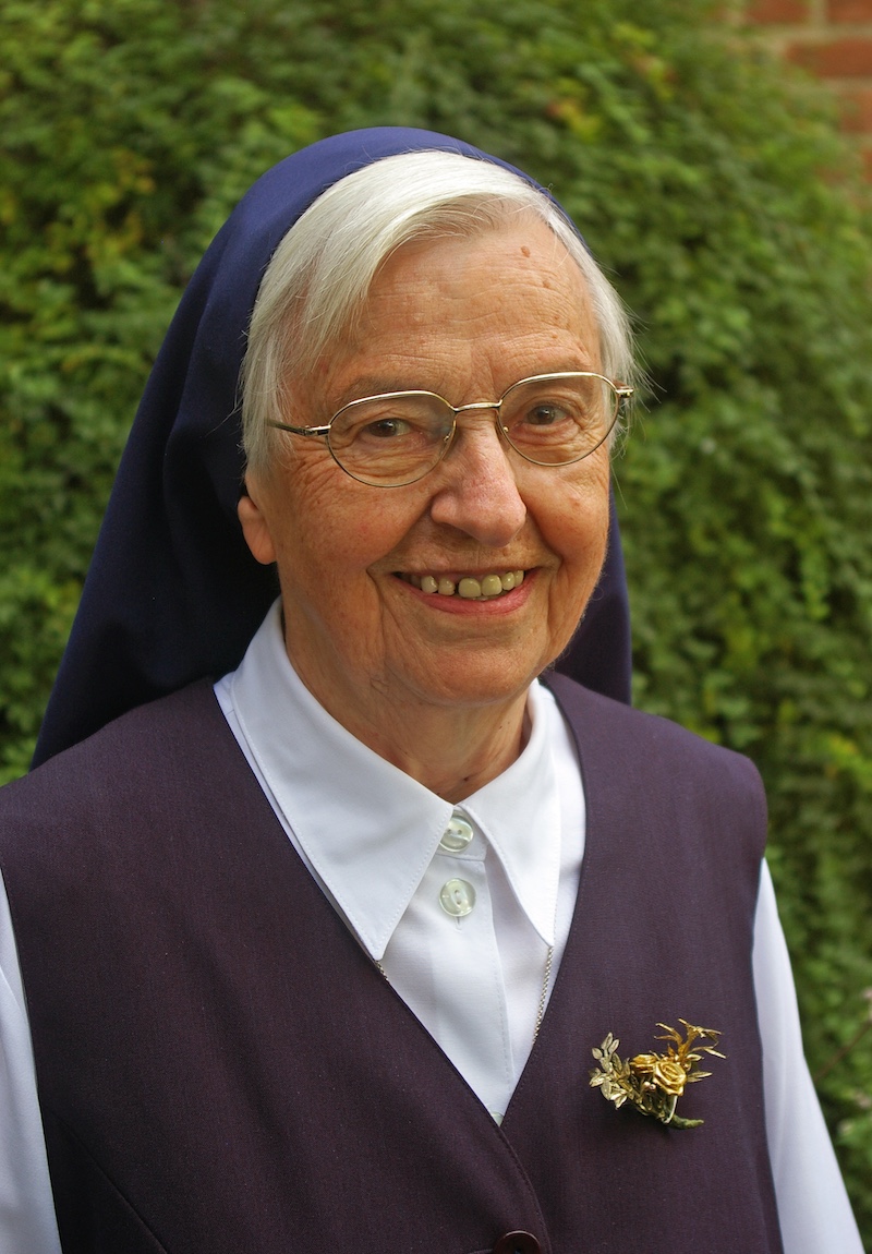 Dieses Bild zeigt Schwester Ehrentrud Weber.